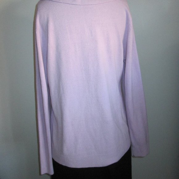 Taylor Marcs soft lilac ruffle neck cardigan - Picture 6 of 7